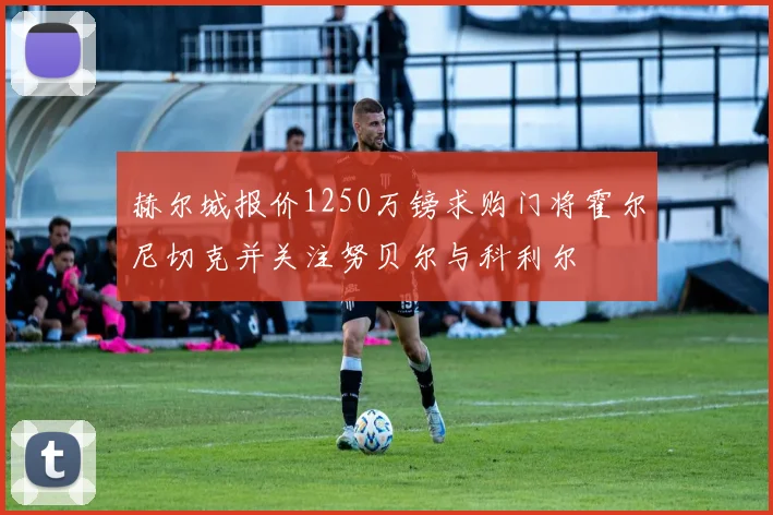 赫尔城报价1250万镑求购门将霍尔尼切克并关注努贝尔与科利尔